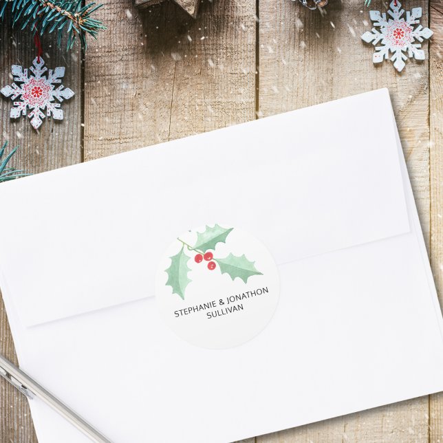 Personalisierte Wasserfarbe Runder Aufkleber (Von Creator hochgeladen)