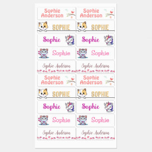 Personalisierte wasserfeste Namensetiketten für Ki Etiketten