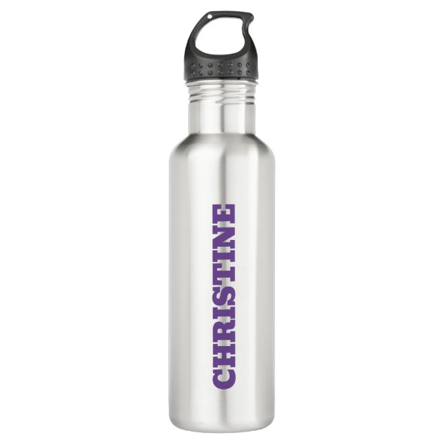 Personalisierte Wasserflasche Edelstahlflasche (Vorderseite)