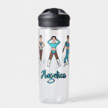 Personalisierte Wasserflasche Tri-Pose Aqua #2