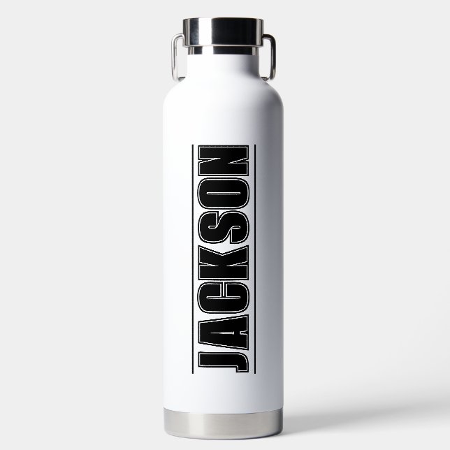 Personalisierte Wasserflasche Trinkflasche (Vorderseite)