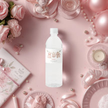 Personalisierte Wasserflaschenetiketten für Baby M