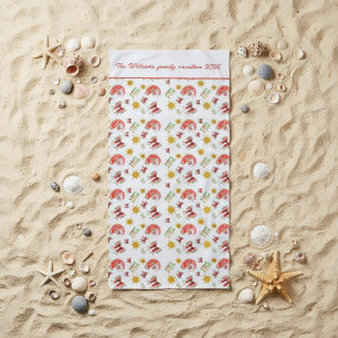 Personalisierte Wassermelone coquette Strandtuch