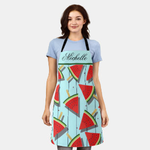 Personalisierte Watermelon Popsicle Muster Schürze