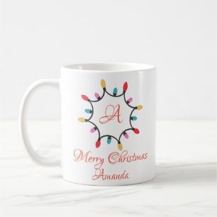 Personalisierte Weihnachten - Frohe Weihnachten Kaffeetasse
