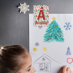 Personalisierte Weihnachten für Kinder Magnet