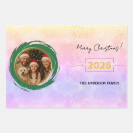 Personalisierte Weihnachten Geschenkpapier Set