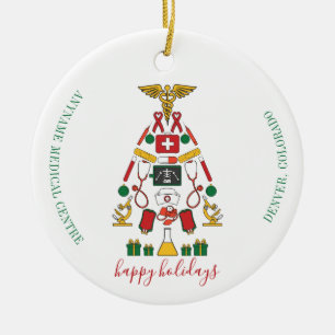 Personalisierte Weihnachten im unternehmenseigenen Keramik Ornament