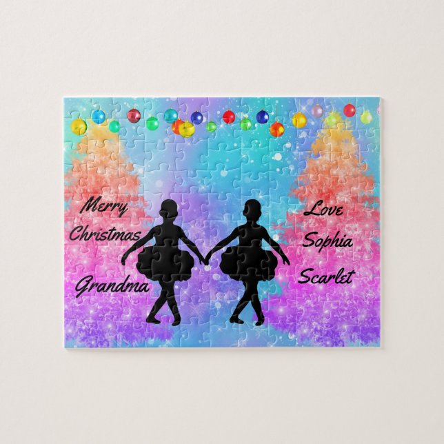 Personalisierte Weihnachten Puzzle (Horizontal)