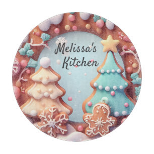 personalisierte Weihnachten Schneidebrett