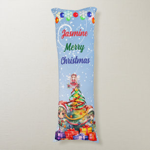 Personalisierte Weihnachten Seitenschläferkissen