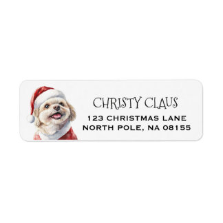 Personalisierte Weihnachten Shih Tzu Hund