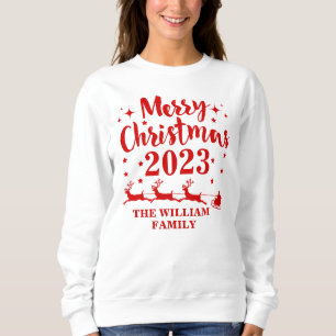 Personalisierte Weihnachten Sweatshirt