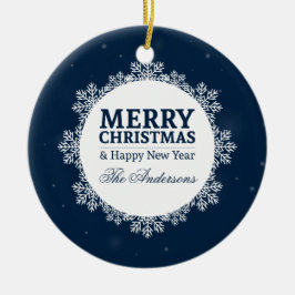 Personalisierte Weihnachten und Neues Jahr | Ornam Keramikornament