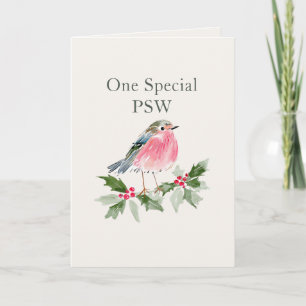 Personalisierte Weihnachts-Dankeskarte für eine be Karte