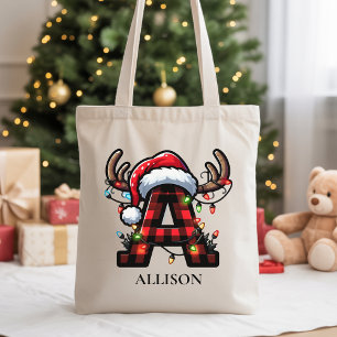 Personalisierte Weihnachts-Einkaufstasche als Gesc Tragetasche