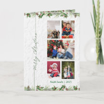Personalisierte Weihnachts-Fotokarte