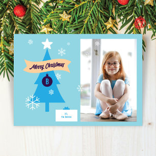Personalisierte Weihnachts-Icons-Foto-Weihnachtska Feiertagskarte