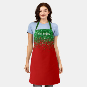 Personalisierte Weihnachts-Küchenschürze Schürze