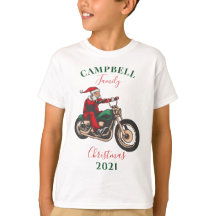 Personalisierte Weihnachts-Motorbikerfamilie Match