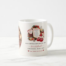 Personalisierte Weihnachts- und Neujahrskarte für 