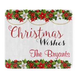 Personalisierte Weihnachtsabschneiderin Schneidebrett