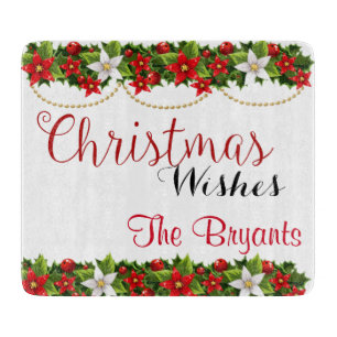 Personalisierte Weihnachtsabschneiderin Schneidebrett