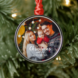 Personalisierte Weihnachtsbaumschmuck Ornament Aus Metall