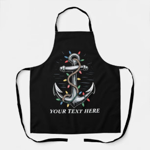 Personalisierte Weihnachtsbeleuchtung Bootfahren S Schürze