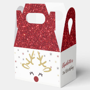 Personalisierte Weihnachtsbevorzugungs-Kästen Geschenkschachtel