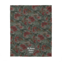 Personalisierte Weihnachtsdecke