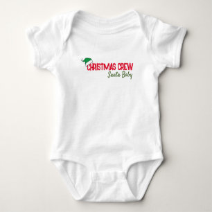 Personalisierte Weihnachtsfamilie passt zur Modern Baby Strampler