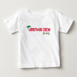 Personalisierte Weihnachtsfamilie passt zur Modern Baby T-shirt