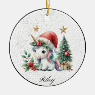 Personalisierte Weihnachtsfeier Keramik Ornament