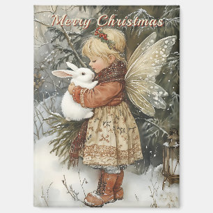 Personalisierte Weihnachtsfeier mit Bunny Magnet