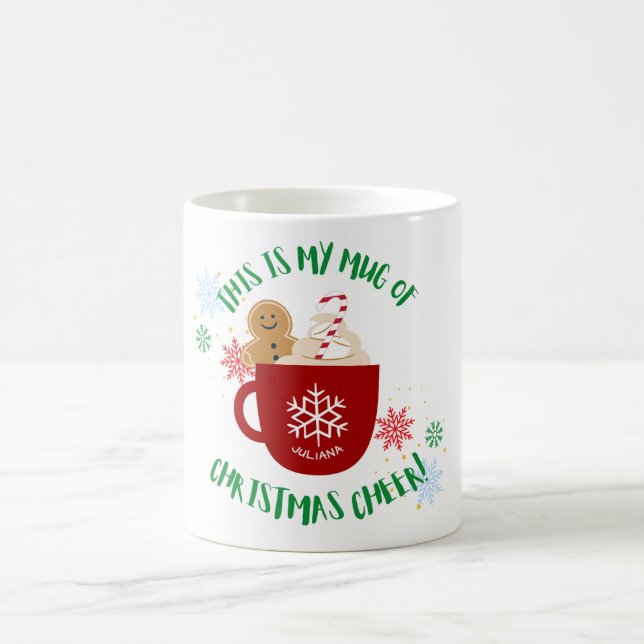 Personalisierte Weihnachtsfeier Tasse (Mittel)
