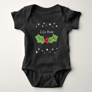 Personalisierte Weihnachtsfeiern & Berries Baby Strampler