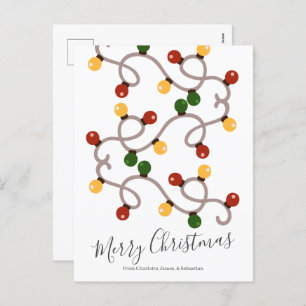 Personalisierte Weihnachtsfeiertage Feiertagspostkarte