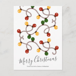 Personalisierte Weihnachtsfeiertage Feiertagspostkarte