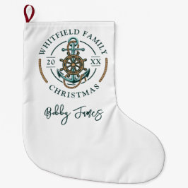 Personalisierte Weihnachtsfeiertage in der Kinderh Großer Weihnachtsstrumpf