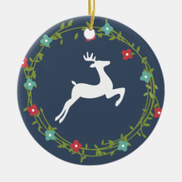 Personalisierte Weihnachtsfeiertage Keramik Ornament