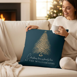 Personalisierte Weihnachtsfeiertage Kissen