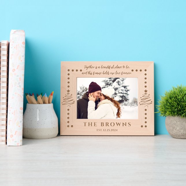 Personalisierte Weihnachtsfeiertage - Liebe Geätzte Rahmen (Von Creator hochgeladen)