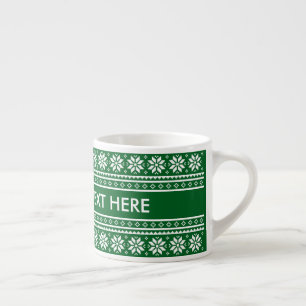 Personalisierte Weihnachtsgeschenk Espressokaffeet Espressotasse