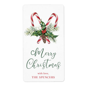 Personalisierte Weihnachtsgeschenkanhänger aus Zuc