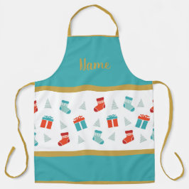 Personalisierte Weihnachtsgeschenke und Strumpf Schürze