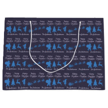 Personalisierte Weihnachtsgeschenktasche - Silhoue