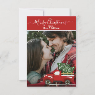 Personalisierte Weihnachtskarte Dankeskarte
