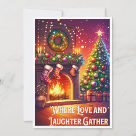 Personalisierte Weihnachtskarte - Digitale oder ph Feiertagskarte