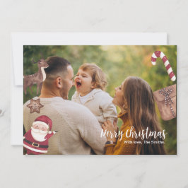 Personalisierte Weihnachtskarte Einladung